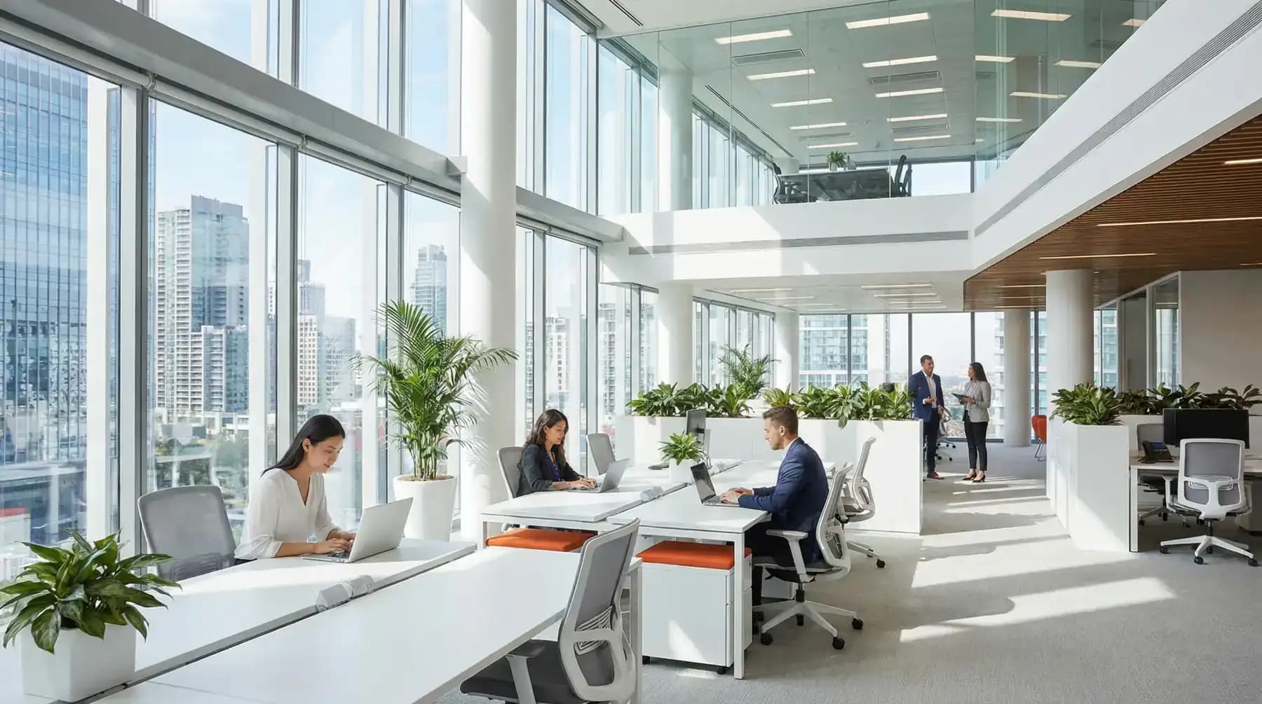 Full floor offices