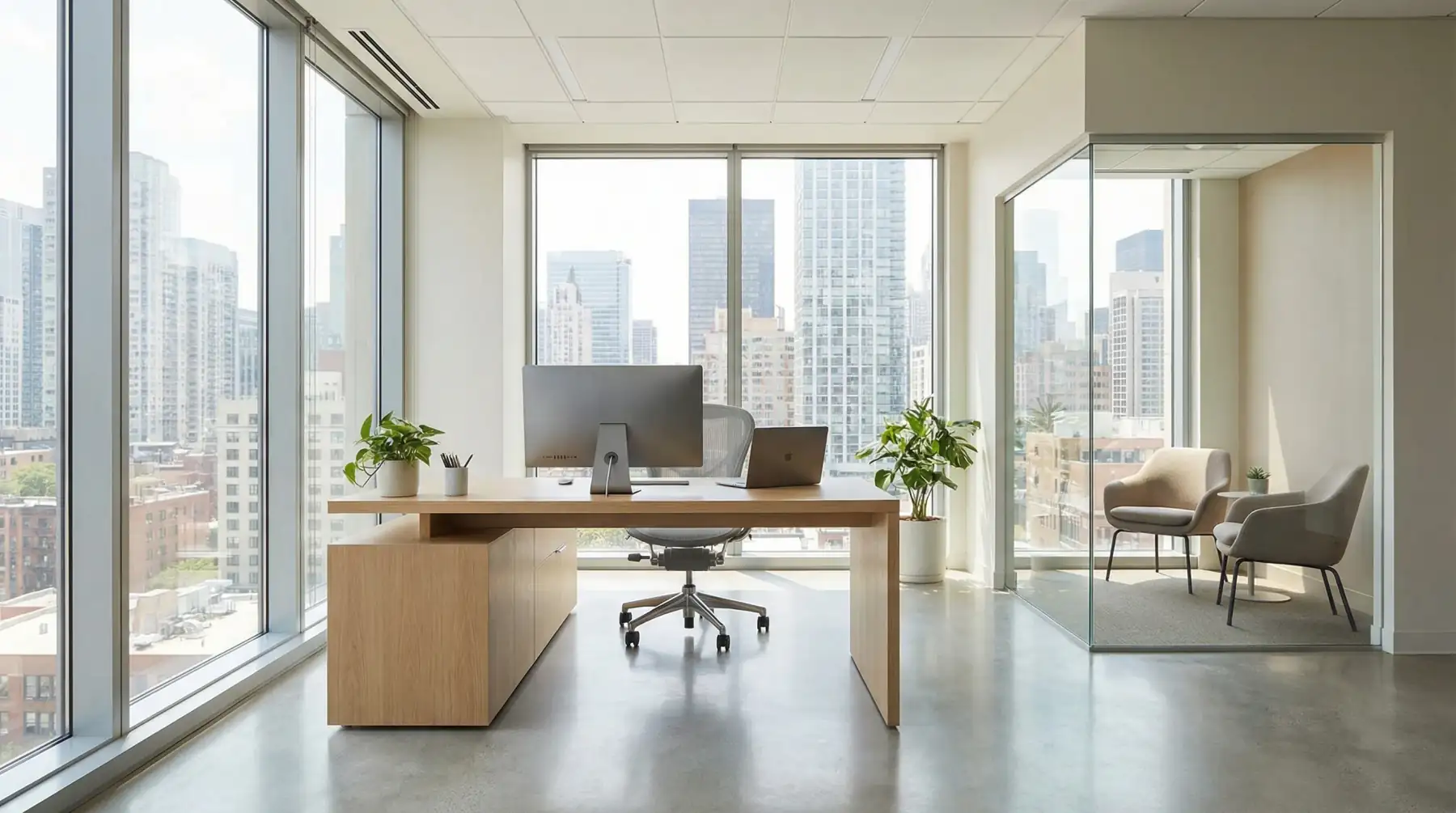 Private office interior
